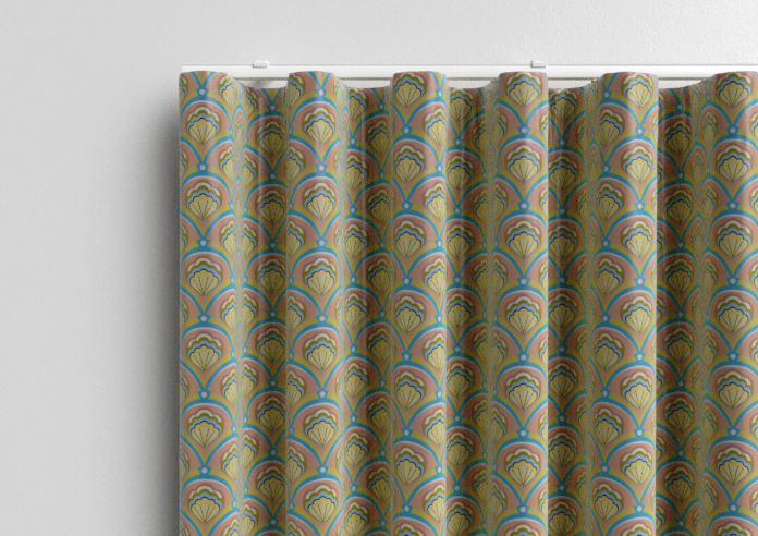 Deco Sea Shells, Peach Melba - Made To Measure Curtains - Image 13